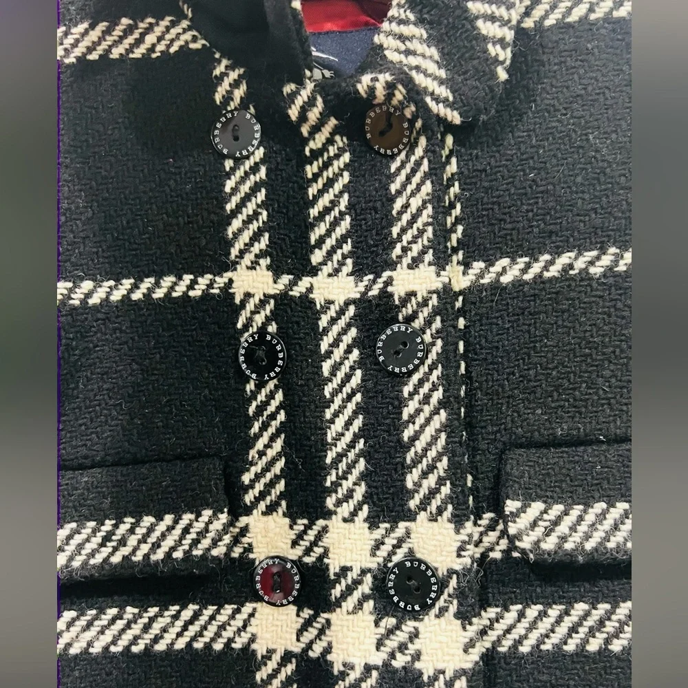 BURBERY**Double Breasted Baby Coat***Size 6 mo. $1395 - Picture 2 of 6